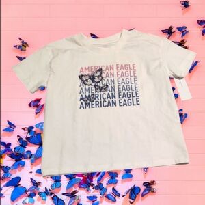 American Eagle Kids ✿ Butterfly Graphic Tee
